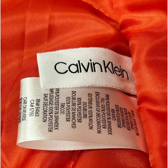 Men's Calvin Klein Olive Classic Nylon Bomber Jacket Size Small - Picture 5 of 11